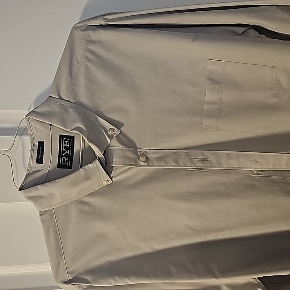 Men's button down dress shirts stretch Oxford XL Hawker and Rye